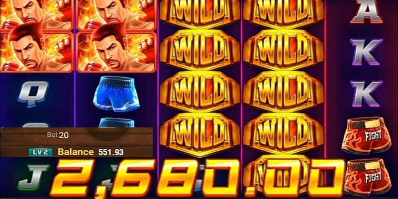 How to play the boxing king slot game